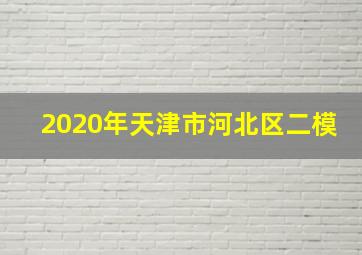 2020年天津市河北区二模