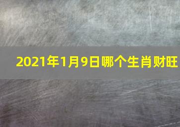 2021年1月9日哪个生肖财旺