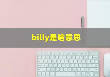 billy是啥意思