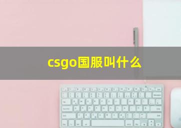 csgo国服叫什么