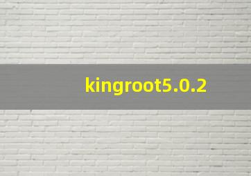 kingroot5.0.2