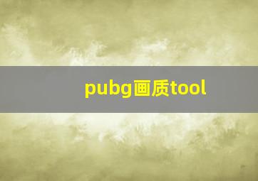 pubg画质tool