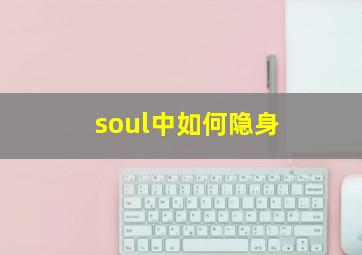 soul中如何隐身