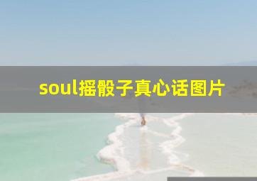 soul摇骰子真心话图片