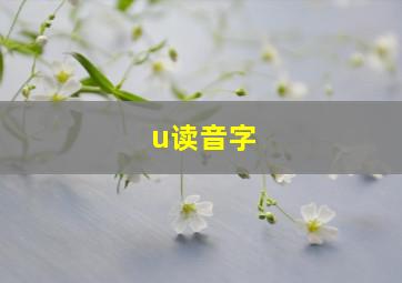 u读音字