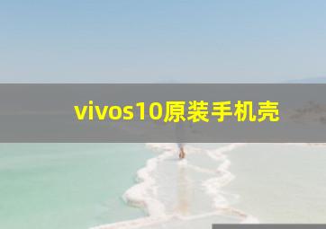 vivos10原装手机壳