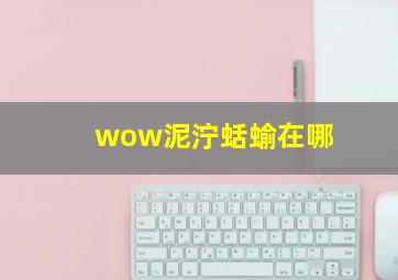 wow泥泞蛞蝓在哪