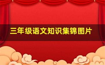 三年级语文知识集锦图片