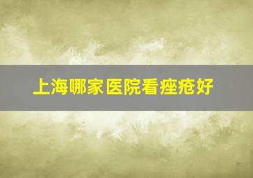 上海哪家医院看痤疮好