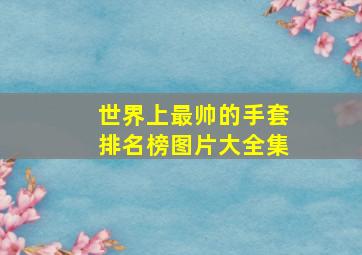 世界上最帅的手套排名榜图片大全集