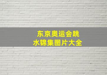 东京奥运会跳水锦集图片大全