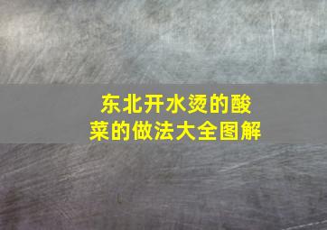 东北开水烫的酸菜的做法大全图解