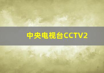 中央电视台CCTV2