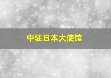 中驻日本大使馆