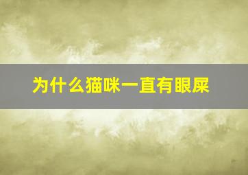 为什么猫咪一直有眼屎