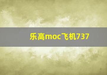 乐高moc飞机737