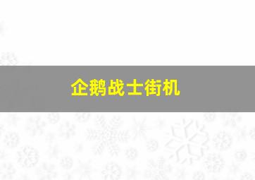 企鹅战士街机