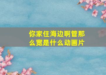 你家住海边啊管那么宽是什么动画片