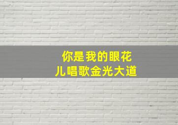 你是我的眼花儿唱歌金光大道