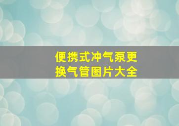 便携式冲气泵更换气管图片大全