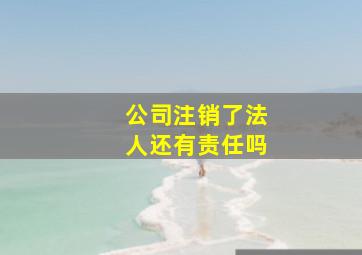 公司注销了法人还有责任吗