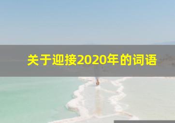 关于迎接2020年的词语