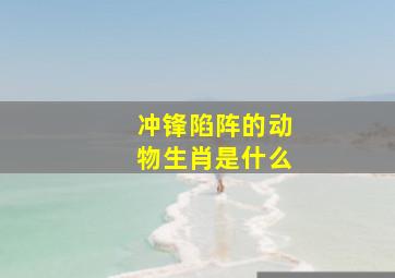 冲锋陷阵的动物生肖是什么