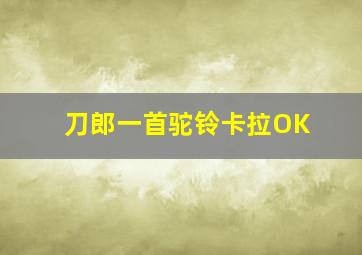 刀郎一首驼铃卡拉OK