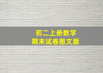 初二上册数学期末试卷图文版