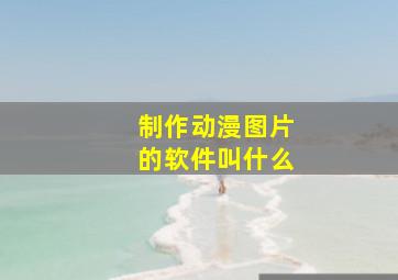 制作动漫图片的软件叫什么