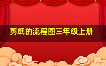 剪纸的流程图三年级上册