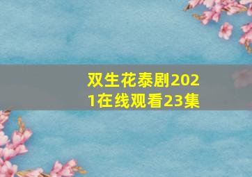 双生花泰剧2021在线观看23集