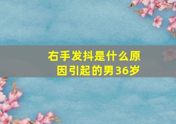 右手发抖是什么原因引起的男36岁