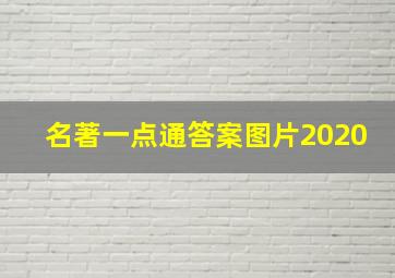 名著一点通答案图片2020