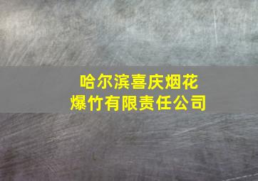 哈尔滨喜庆烟花爆竹有限责任公司