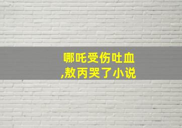 哪吒受伤吐血,敖丙哭了小说