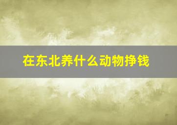 在东北养什么动物挣钱