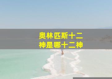 奥林匹斯十二神是哪十二神