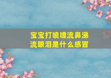 宝宝打喷嚏流鼻涕流眼泪是什么感冒