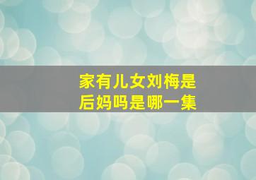 家有儿女刘梅是后妈吗是哪一集