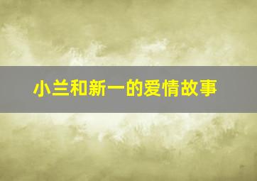 小兰和新一的爱情故事