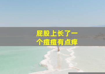 屁股上长了一个痘痘有点痒