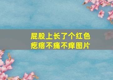 屁股上长了个红色疙瘩不痛不痒图片