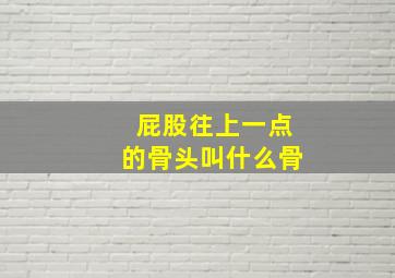 屁股往上一点的骨头叫什么骨