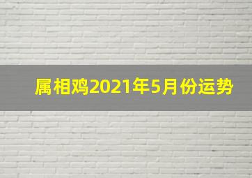 属相鸡2021年5月份运势