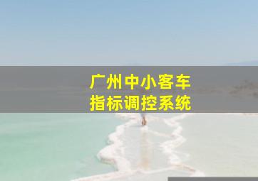 广州中小客车指标调控系统