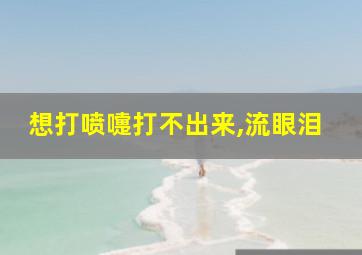 想打喷嚏打不出来,流眼泪