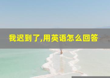 我迟到了,用英语怎么回答