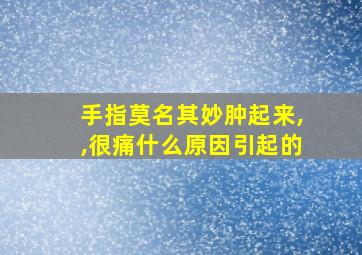 手指莫名其妙肿起来,,很痛什么原因引起的