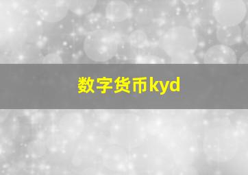 数字货币kyd